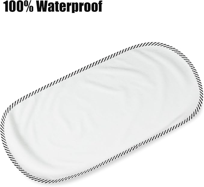 PandaEar 4 Pack Waterproof Changing Pad Liners, Baby Diaper Changing Underpads Liner Soft Changing Table Cover -23.6" x 11.8"