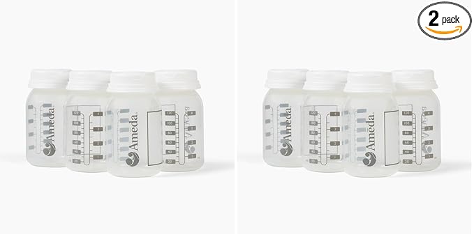 Ameda Breast Milk Storage Bottles (Pack of 2)