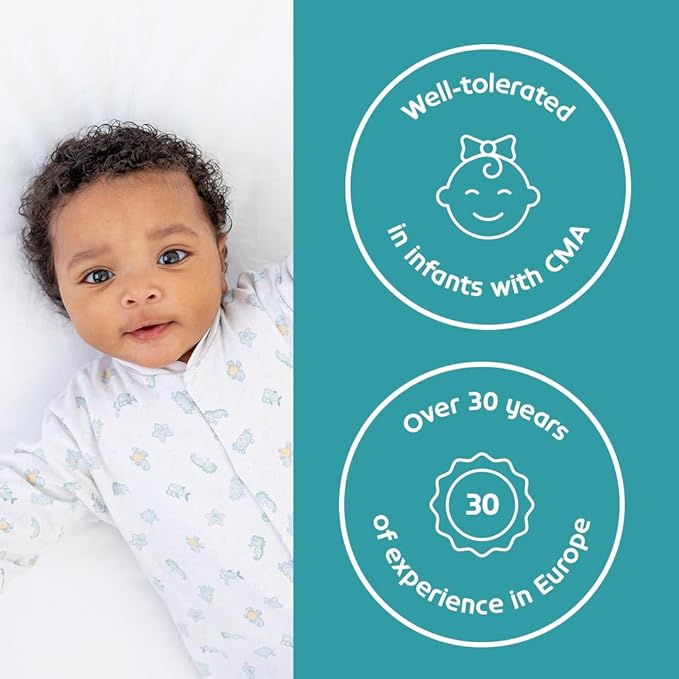 Pepticate Hypoallergenic Infant Formula for Relief of Cow Milk Allergy Symptoms, Nutritionally Complete Baby Milk with DHA, ARA & Prebiotics, Baby Formula Suitable from 0-12 months, 13.2oz (Pack of 4)