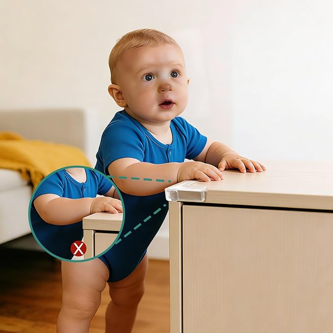 Corner Protectors for Baby(L Shape) 12 Pack Corner Protector for Furniture & Table Edges Furniture & Sharp Corners