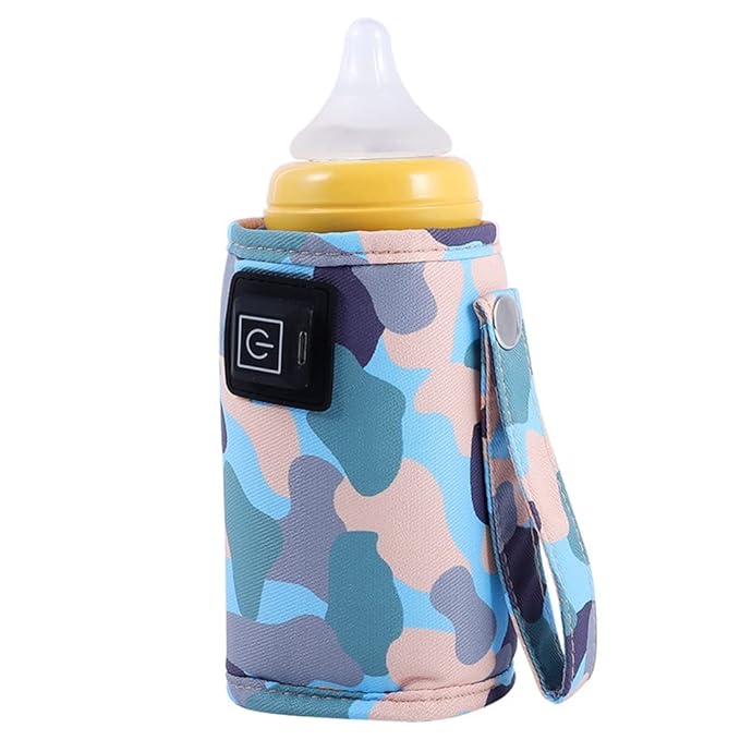 Universal USB Milk Water Warmer Portable Baby Nursing Bottle Heater Camouflage-