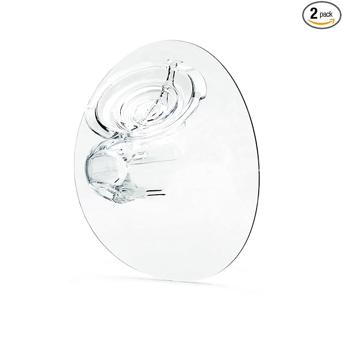 Elvie Breast Pump Breast Shield - 24mm - Nipple Flange for Pumping Breast Milk - Accessories & Breastfeeding Essentials for Electric Pumps - BPA Free, Dishwasher Safe - 2 Pack