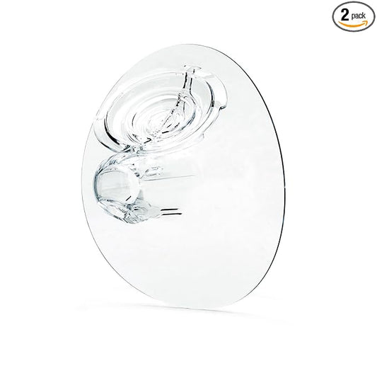 Elvie Breast Pump Breast Shield - 24mm - Nipple Flange for Pumping Breast Milk - Accessories & Breastfeeding Essentials for Electric Pumps - BPA Free, Dishwasher Safe - 2 Pack