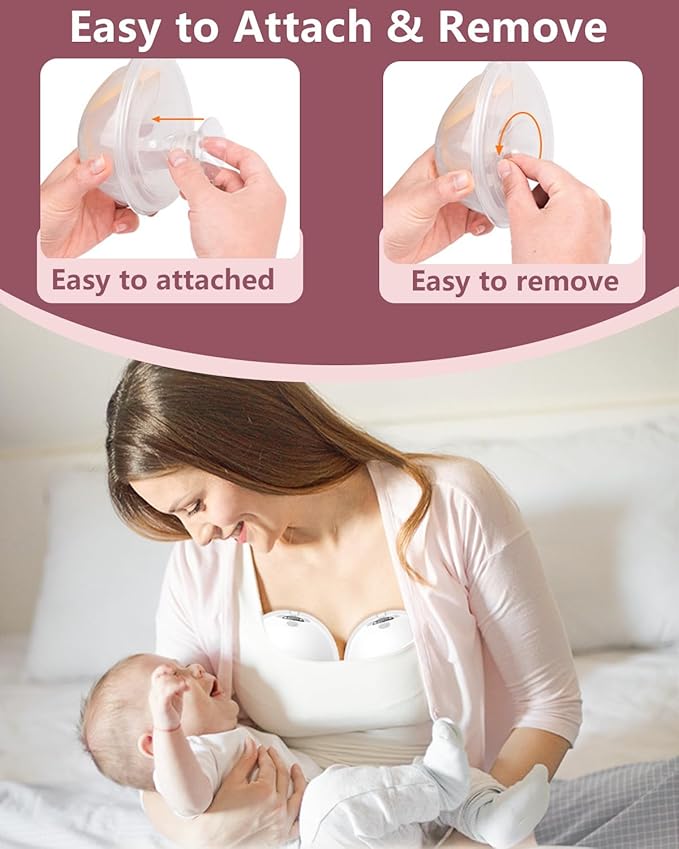 6Pcs Breast Pump Flange Insert 16mm Compatible with Momcozy/Spectra/Medela/eufy/Elvie/Lansinoh/Paruu P10 Breast Pump, Fit for Momcozy M5/M9/M6/V2 Pro/V2 pro/S12 Pro/eufy E10 S1 S1 Pro, 24mm Flange