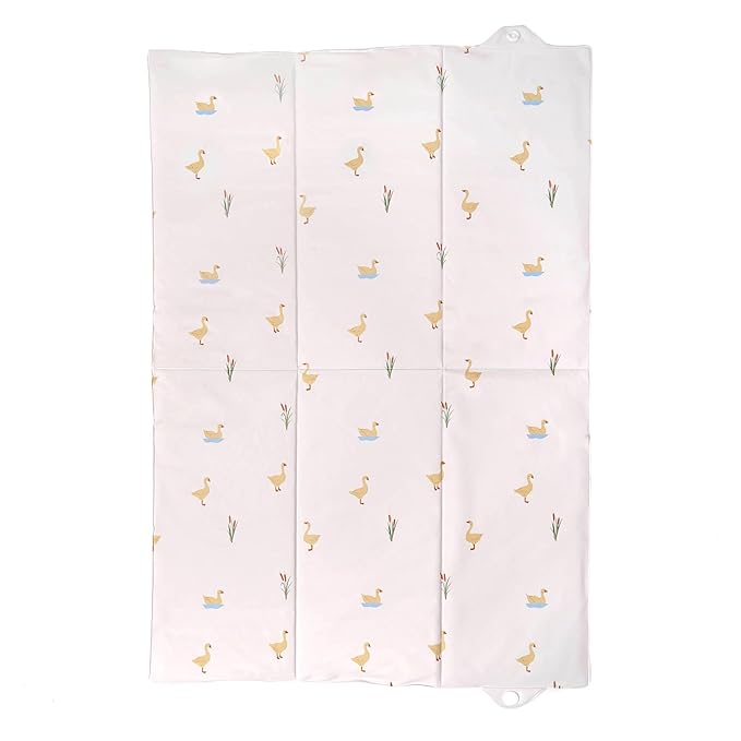 Clair de Lune Duckling Foldable Changing Mat, Easy Clean Soft Water Resistant Travel Pad 60 x 34 cm