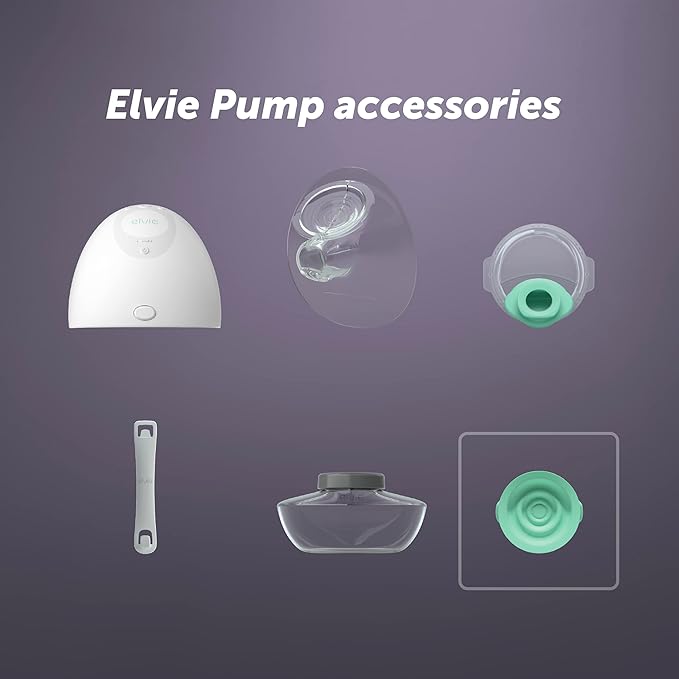 Elvie - Breast Pump Seals - Accessories for Breastmilk Storage, Pumps & Breastfeeding Essentials - 2 Pack