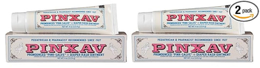 PINXAV Diaper Rash Ointment 4 oz (Pack of 2)
