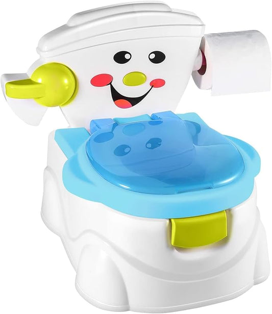 Potty Training Toilet | Kids Potty Training Toilet Seat with Splash Guard | Portable Travel Potty for Toddler | Toddler Potty Training Seat for Boys Girls, Blue