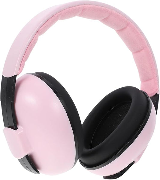 Milisten Baby Ear Protection Newborn Noise Reduction Earmuffs for Toddlers Children Kids Sleeping Hearing Damage Pink