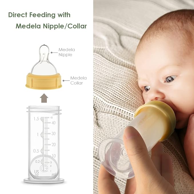 Maymom Colostrum & Storage Bottles Leak Proof Lids, Breastmilk Freezer or Refrigerator Storage, Made Without BPA; 12pc/pk