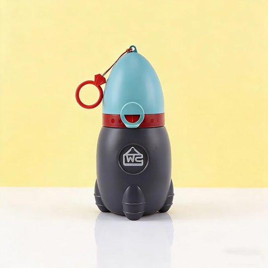 Toddler Portable Potty-Lightweight & Leak-Proof Design for Car, Camping, and Road Trips | Fun Rocket Shape Encourages Potty Training | Easy to Carry and Clean for On-the-Go Families