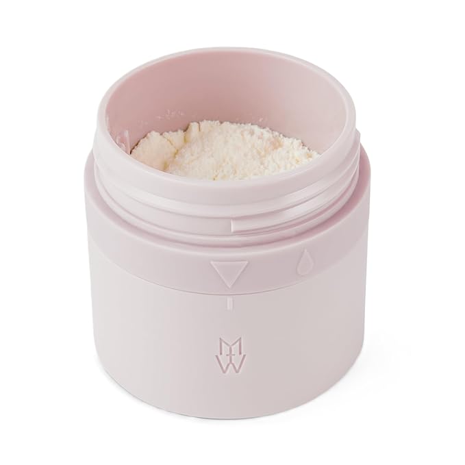 MILK & WATER All in One Baby Bottle & Baby Formula Dispenser On the Go, 5oz - Keeps Water Warm & Formula Fresh - Baby Formula Mixing Bottle with Anti Colic Nipple - Leak-Proof - 0+ Months (Pink)
