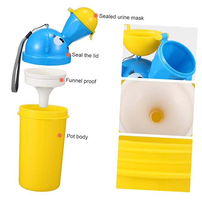 Portable Travel Potty for Toddlers Compact Urinal for Boys Girls Easy to Use Outdoor Pee Training Design for Camping Car Travel
