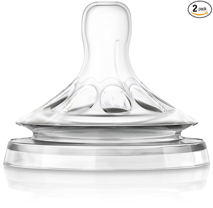 Philips AVENT Natural BPA Free First Flow Nipple (Pack of 2)