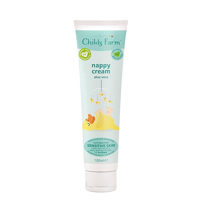 Childs Farm baby nappy cream unfragranced 100ml