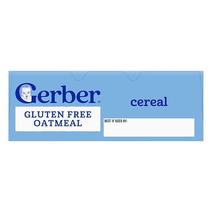 GERBER Cereal 1st Foods Oatmeal Gluten Free 5x8oz