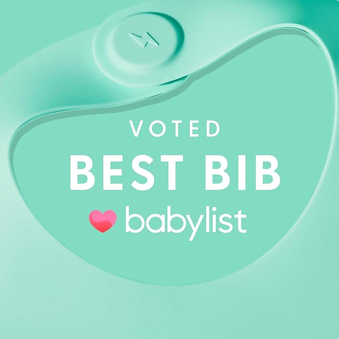Magnetic Silicone Baby Bib – Waterproof, Dishwasher Safe, BPA Free Food-Grade, Feeding Bib for Infants and Toddlers