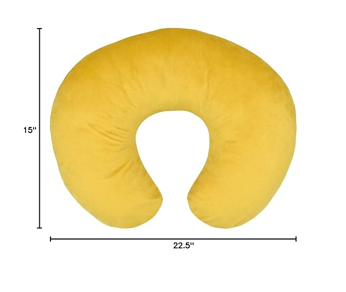 Nursing Pillow Cover Stretchy Pillow Slipcovers for Breastfeeding Moms Two-Sided Design (Sunflower)