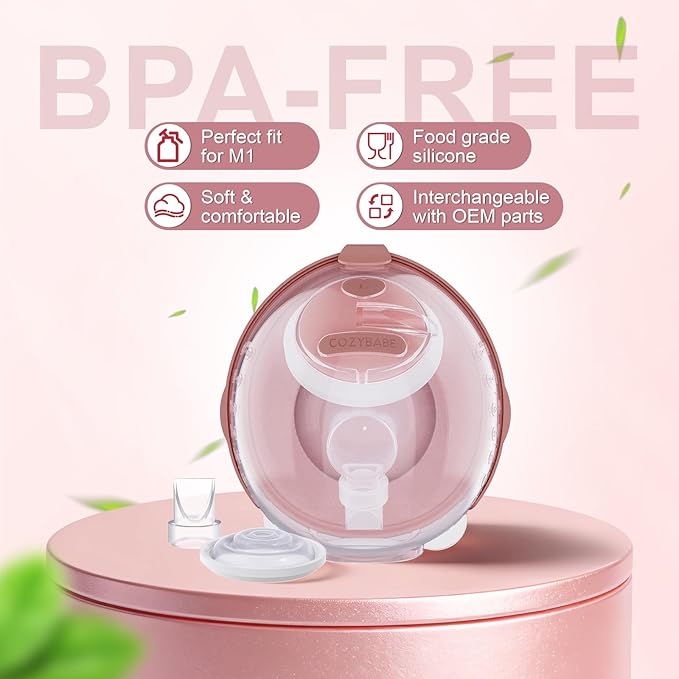 One Complete Sets Compatible with Medela Breast Pump connectors Replacement Parts (Only Compatible with Medela connectors)