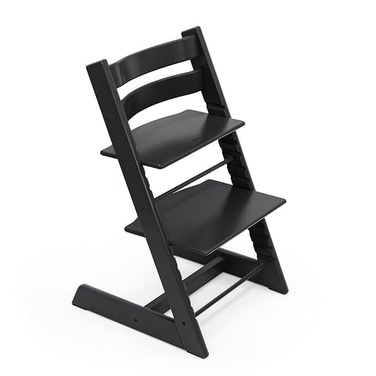 Tripp Trapp by Stokke Adjustable Wooden Black Baby High Chair (Chair Only)
