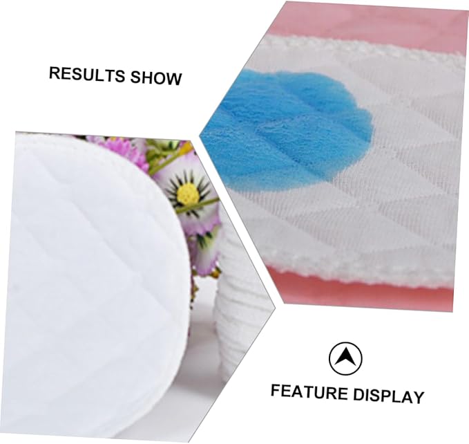 20pcs Reusable Nursing Pads Washable Breastfeeding Pads Leak Soft for Maternity Use Contoured Design for Comfort