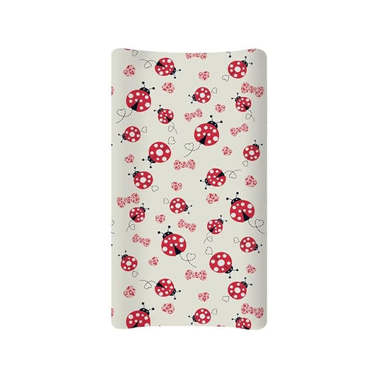 Ladybug Wipeable Changing Pad Cover Soft Cozy Baby Nursery Diaper Changing Pad Sheets Boys & Girls 16x32 Inch Home Accessories Gift for Friends