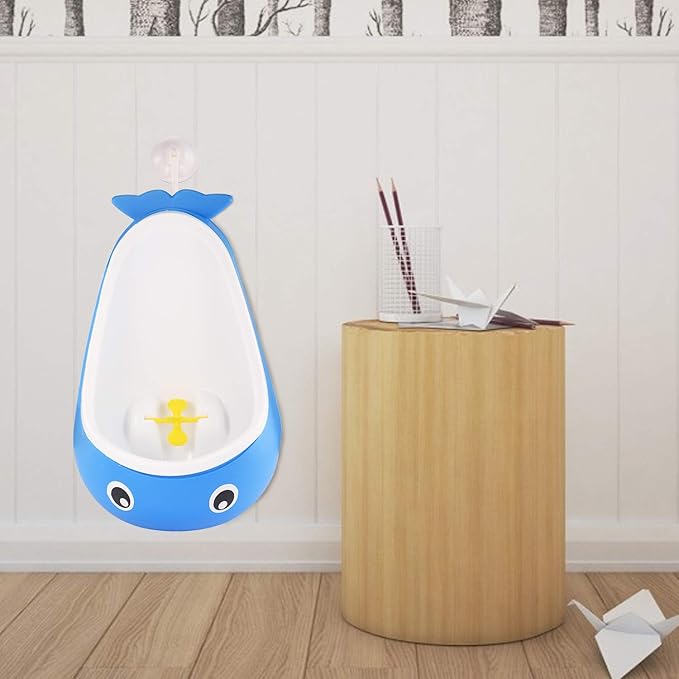 Potty Training Urinal for Boys - Cute Whale Training Urinal/Potty Urinal Pee Trainer Urine(Blue Whale)