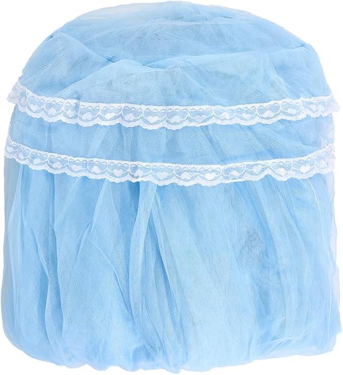 Crib Mosquito Net Universal Dome Cot Bed Crib Canopy Round Lace Mosquito Netting Foldable Nursery Bed Mesh Tent Net Hanging Dome Curtain Cover Netting
