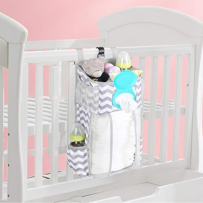 Youngy Diaper Stacker Storage Bags Nursery for Crib Or Wall for Guests Prizes Girl