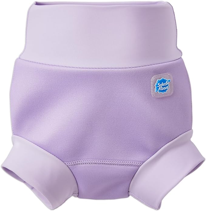 Splash About Happy Nappy Reusable Swim Diaper, Lilac, 6-12 Months