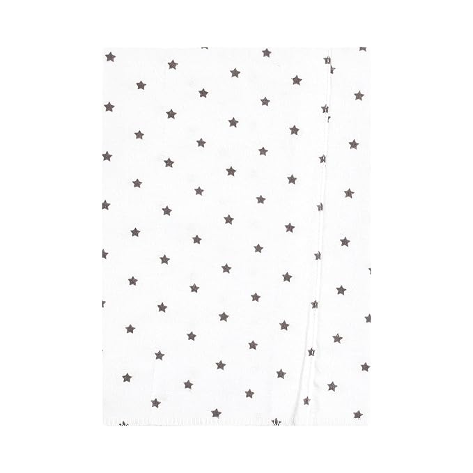 Hudson Baby Unisex Baby Cotton Flannel Burp Cloths 4-Pack, Farm Friends Grey, One Size