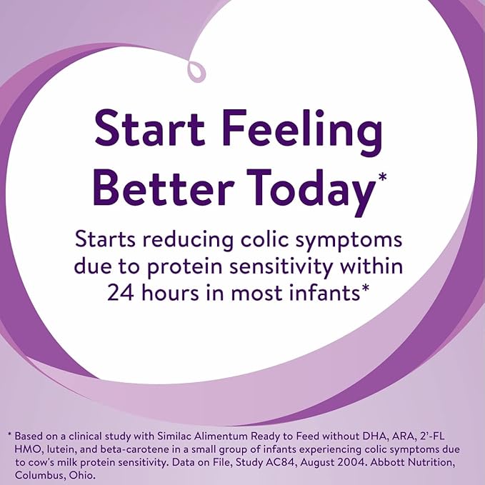 Similac Alimentum With 2'-FL HMO Hypoallergenic Infant Formula, for Food Allergies and Colic Due to Protein Sensitivity, Baby Formula Powder, 12.1-oz Can, Pack of 6