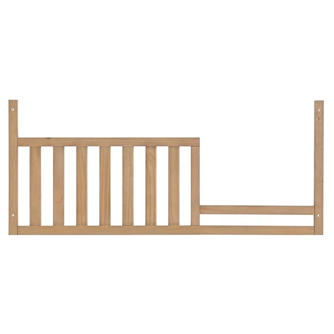 Soho Baby Everlee Crib to Toddler Bed Guard Rail Conversion Kit, Honey Wood