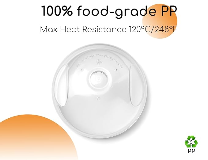 Baby Bottle Replacement Cap Lid for Comotomo 5 Ounce and 8 Ounce Silicone Bottle, 2 Count