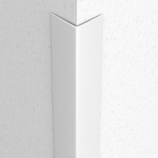 Proflex Wall Corner Protector - White Textured 2 inch x 60 inch - Pack of 6 - Self Adhesive Corner Guards for Walls Edge Protection – Easy to Apply – No Tools Needed