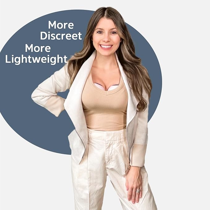 Wearable Breast Pumps (Model S21), Lightweight Rechargeable Electric Breast Pump with 3 Modes & 12 Suction Levels, Portable Breastfeeding Device with Carrying Case