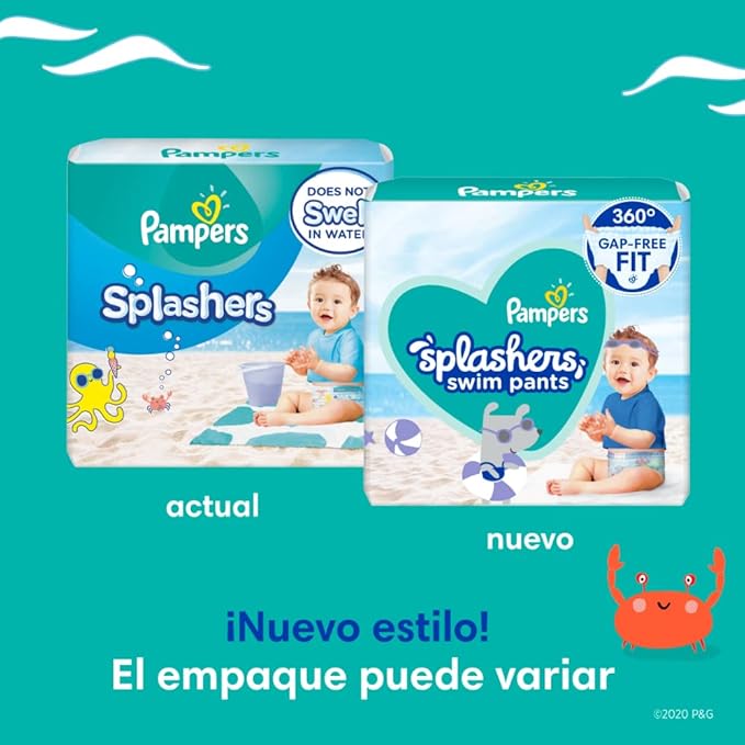pampers splashers Swim Diapers Large 10 ct