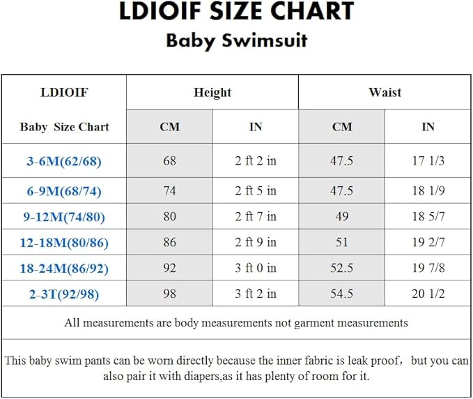 Infant Baby Boys Girls Swim Diaper Neutral Reusable Water Diaper Organic BPA Free Swim Pants Animal Swimsuit 3-6 Month
