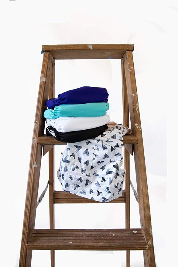 Spray Pal's Cloth Diapering Starter Kit Includes Variety of Top Rated Diapers and Accessories to Test Before You Invest in a Stash Including an All in One, Pocket, Prefolds/Covers, Sprayer and More!