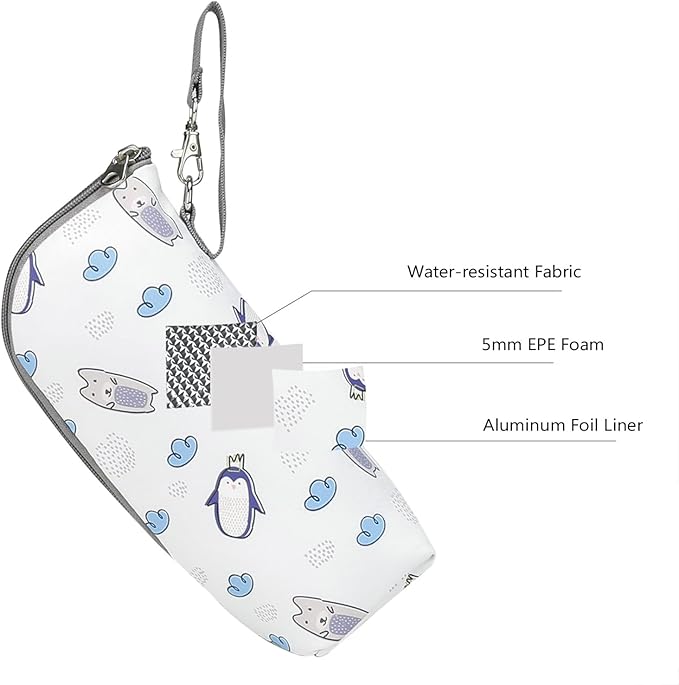 Baby Milk Bottle Insulation Bags Portable Feeding Bottle Waterproof Thermal Bag Milk Warmer Stroller Diaper Bag