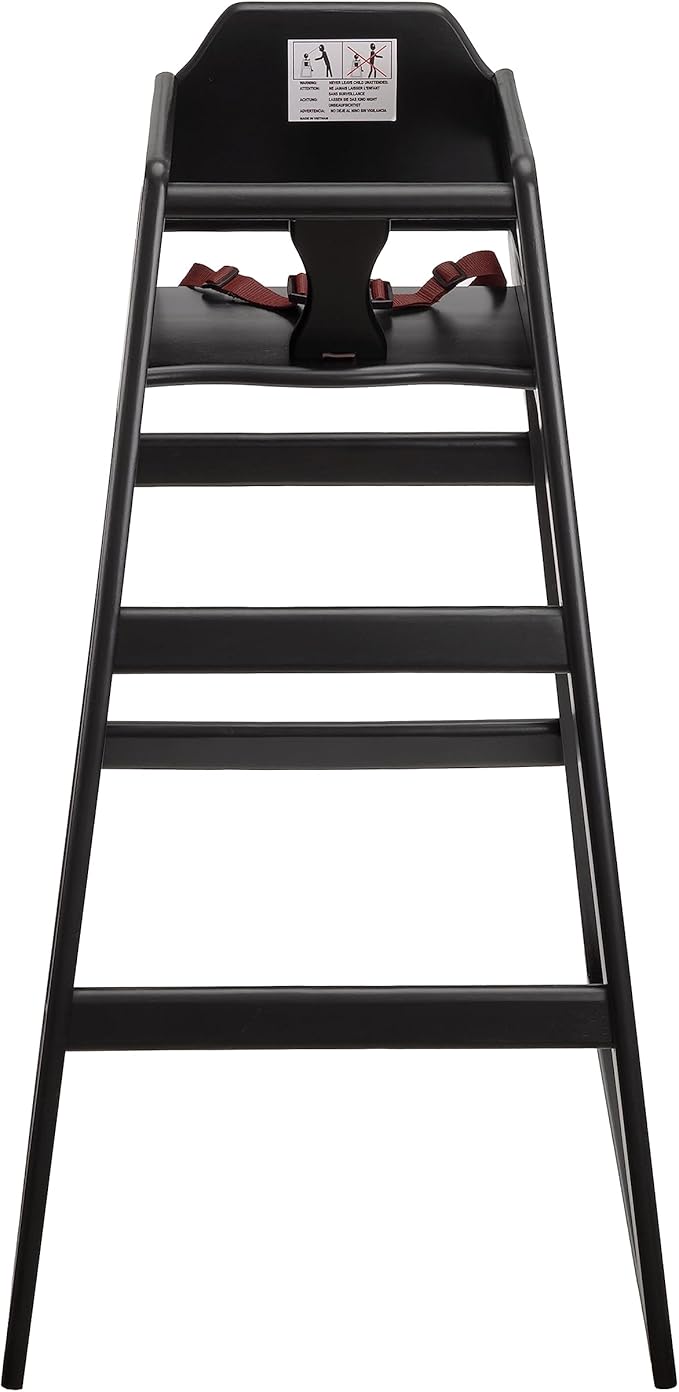 Hight Quality, Seating Ready-to-Assemble Restaurant Wood Bar Height High Chair, Baby Highchairs, Durable Dining Feeding Chair with Steps, High Chairs for Babies and Toddlers, Seria 01