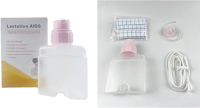Ergonomic Milk Supplementer Milk Buddy Baby Bottle Aid A Convenient Tool Parenting Assistant ABS for Assisted Feeding, Quantity: 1