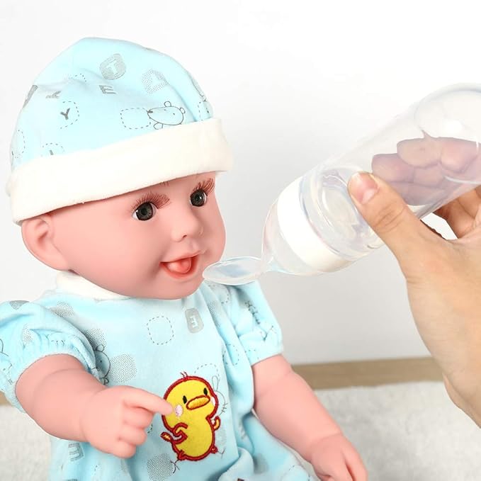 Silicone Spoon Bottle 90ml, 'S Food Supplement Bottle Rice Cereal Spoon for Semifluid Foods Bottle Feeder(white)