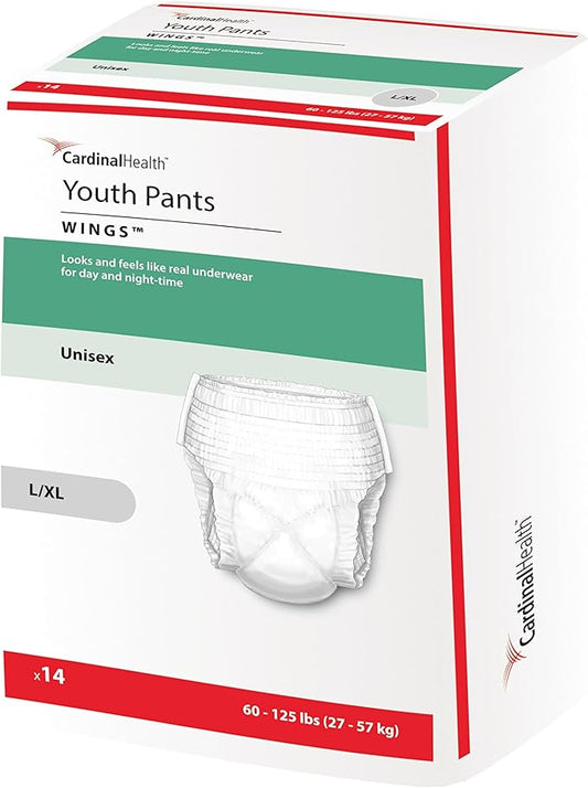 Cardinal Health™ Wings™ Youth Pants Large/X-Large (60-125 lbs.), 70074A, Case of 56