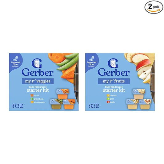 Gerber My First Fruits and Veggies Starter Kit Variety Pack (Variety Pack)