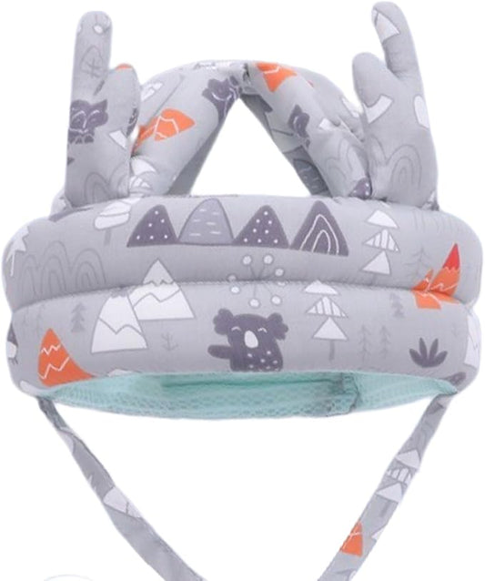 Baby Helmet, Baby Adjustable Helmet, Lightweight and Soft, No Bumps Safety Head Cushion Bumper Bonnet, Adjustable Protective Cap Child Safety Headguard Hat for Running Walking Crawling