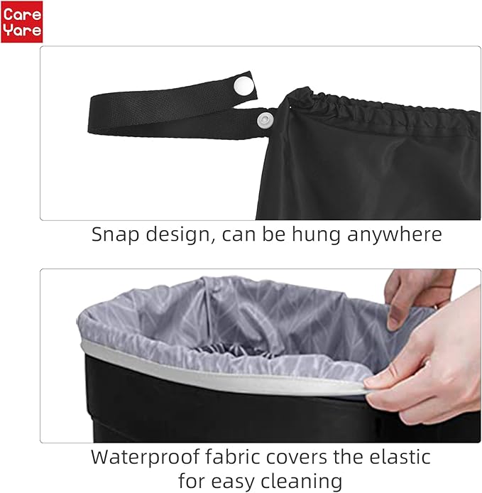 2 Pack Diaper Pail Refills and 2 Pack Wipes Reusable Cloth Diaper Wet Bag Diaper Pail Bags Adult Diaper Pail Diaper Pails Diaper Pail Refill Diaper Disposal Bags Hamper Liner