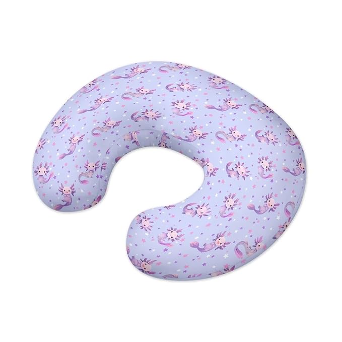 Purple Salamander Breastfeeding Pillow Cover Nursing Cover for Newborn Girls Boys Super Soft and Comfortable Slipcover Gift, 1 Pack