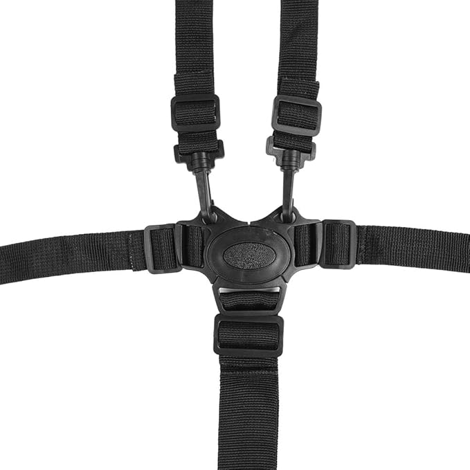 5 Point Child Seat Belt Harness Universal Adjustable Strap Baby Stroller Pushchair Rotating Protection