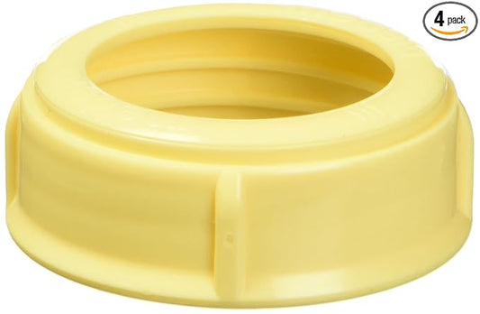 Medela Bottle Nipple Collars Rings New! For Slow or Medium Flow Wide Base (4 Collars)